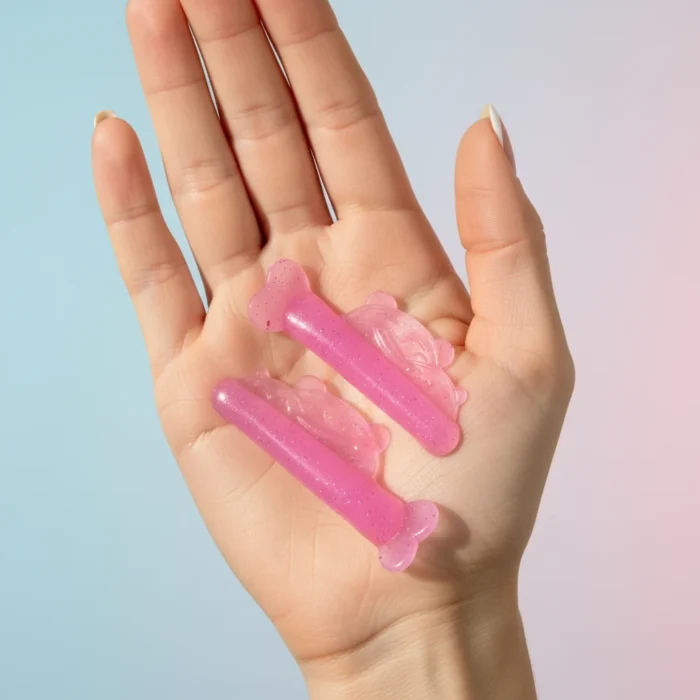 Happy Bear | Super Soft & Sticky Round Teadrop Pads | 8 Pairs