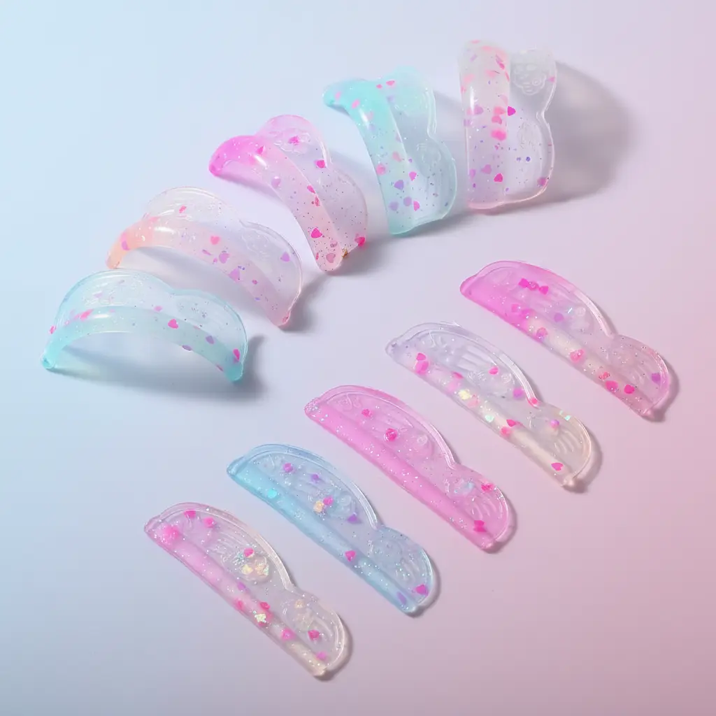 Dreamy Rainbow Pads | Super Soft | 10 Pairs | Teardrop | C-Curl