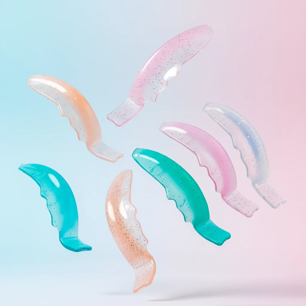 The Face Shields | Sticky & Flat | 8 Pairs | Flat | LU-Curl