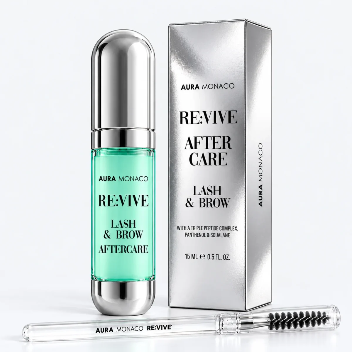 AURA Monaco RE:VIVE lash and brow aftercare