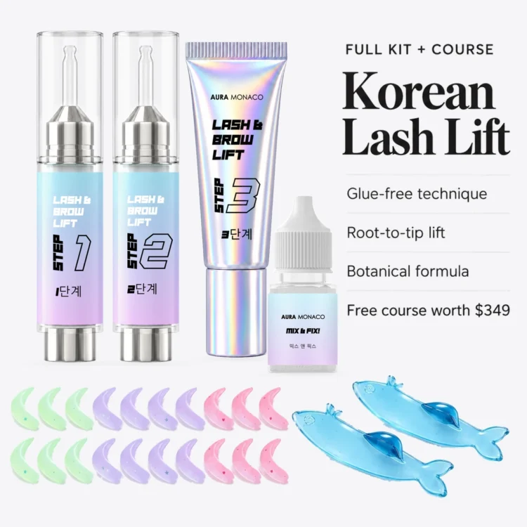 FULL Korean Lash Lift Kit + FREE Course (Limited Time Offer)